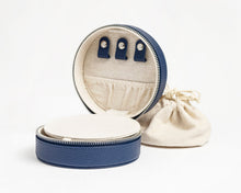 Load image into Gallery viewer, Round Jewelry Box - Navy