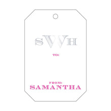 Load image into Gallery viewer, Gift Tag - Monogram T253