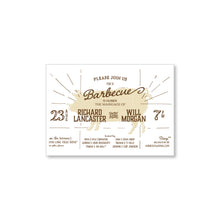 Load image into Gallery viewer, Barbeque Invitations