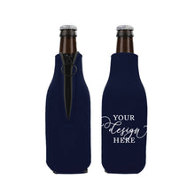 Load image into Gallery viewer, Custom Zippered Bottle Cooler
