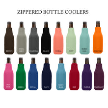Load image into Gallery viewer, Custom Zippered Bottle Cooler