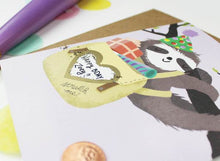 Load image into Gallery viewer, Sloth Scratch-Off Card