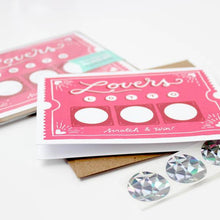 Load image into Gallery viewer, Lovers Lotto Scratch-Off Card