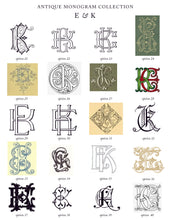 Load image into Gallery viewer, Antique Monogram Stir Sticks