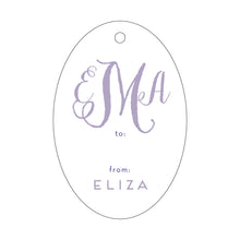 Load image into Gallery viewer, Gift Tag - Monogram T11