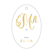 Load image into Gallery viewer, Gift Tag - Monogram T11