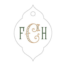 Load image into Gallery viewer, Gift Tag - Monogram 396