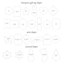 Load image into Gallery viewer, Gift Tag - Monogram 72