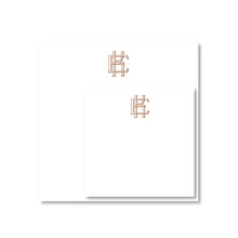 Load image into Gallery viewer, Antique Monogram Notepad Sets