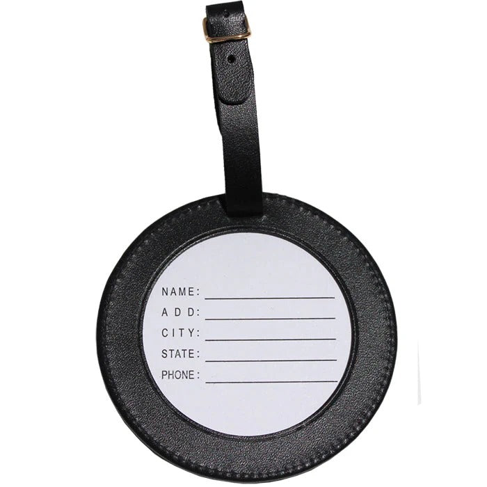Leather Luggage Tag