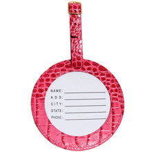 Load image into Gallery viewer, Leather Luggage Tag
