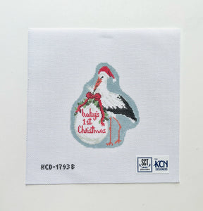 Baby's First Christmas Stork