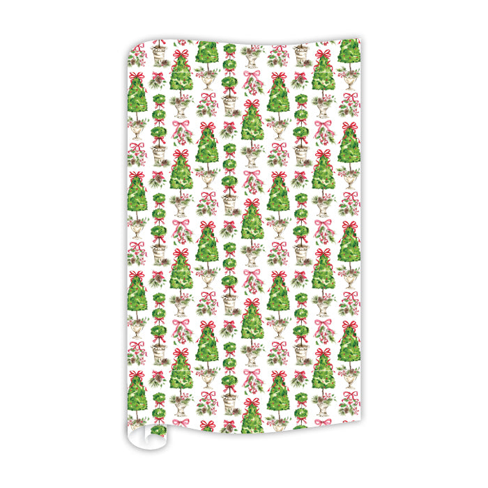 Christmas Topiaries Gift Wrap