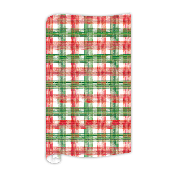 Christmas Plaid Gift Wrap
