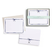 Load image into Gallery viewer, Navy Bow Notes
