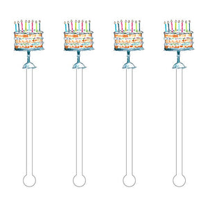 Birthday Cake Stir Sticks
