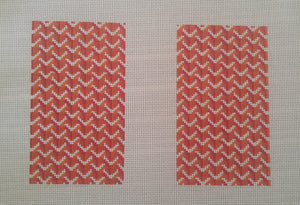 Y Pattern Clutch Back Pink