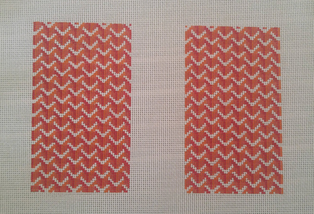 Y Pattern Clutch Back Pink