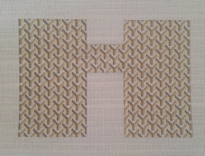 Y Pattern Clutch Front Tan
