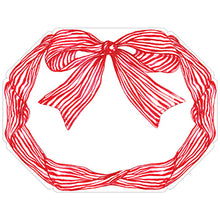 Load image into Gallery viewer, Striped Bow Paper Placemats
