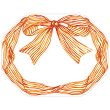 Load image into Gallery viewer, Striped Bow Paper Placemats
