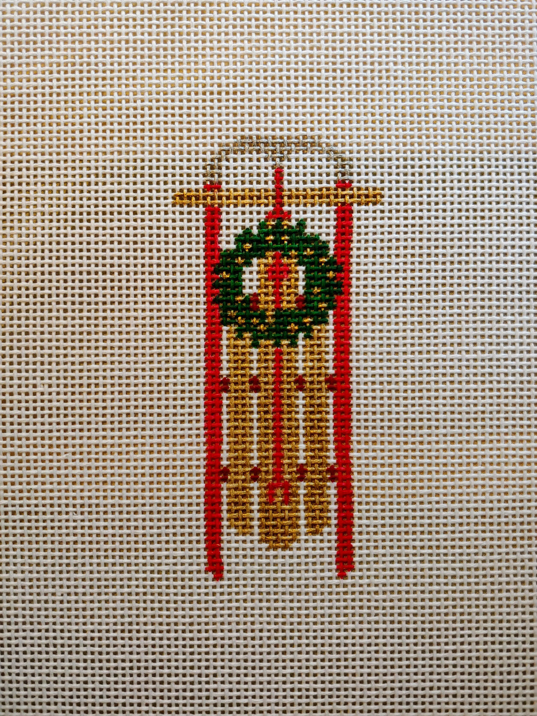 Sled with Wreath