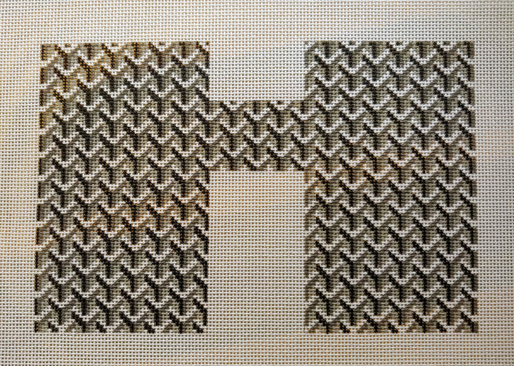 Y Pattern Clutch Front Black