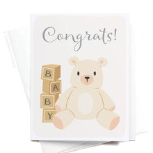 Load image into Gallery viewer, Teddy Bear Card
