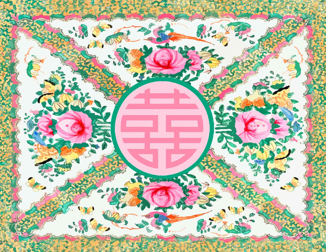 Rose Medallion Note Cards