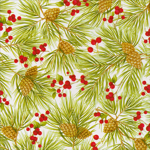 Evergreen & Berries Gift Wrap