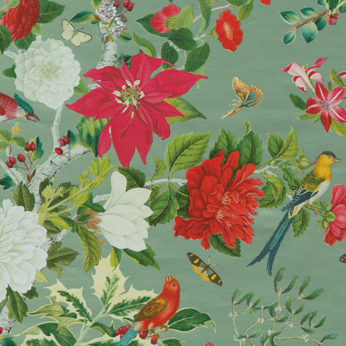 Celadon Chinoiserie Gift Wrap