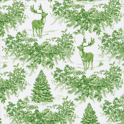 Christmas Toile Gift Wrap