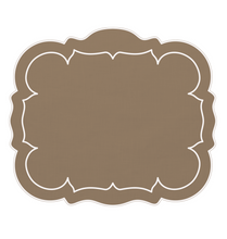 Load image into Gallery viewer, Scalloped Linen Placemat
