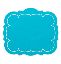 Load image into Gallery viewer, Scalloped Linen Placemat
