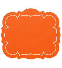 Load image into Gallery viewer, Scalloped Linen Placemat
