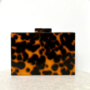 Tortoise Canvas Clutch