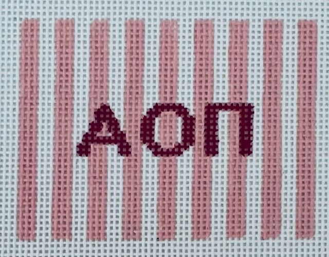 Alpha Omicron Pi Stripe Insert