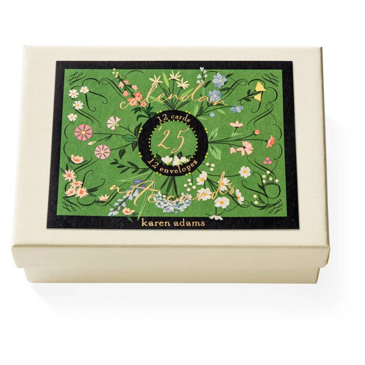 2025 Calendar Note Cards