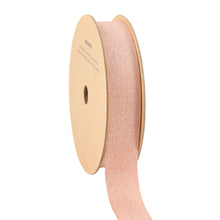 Load image into Gallery viewer, Metallic Peach Melba Grosgrain Ribbon
