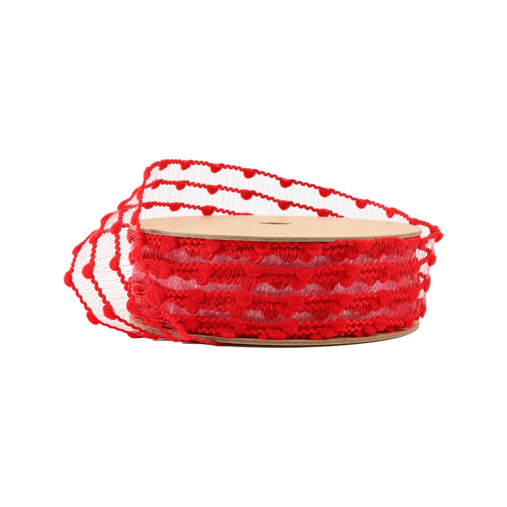 Four Row Pom-Pom Ribbon