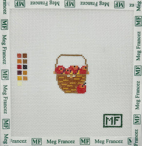 Apple Basket Bag Charm