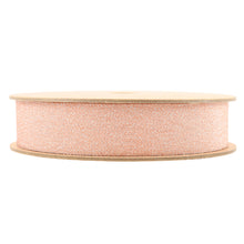 Load image into Gallery viewer, Metallic Peach Melba Grosgrain Ribbon
