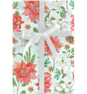 Poinsettia Traditions Gift Wrap