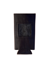 Load image into Gallery viewer, Leather  Self-Finishing Slim Can Cooler
