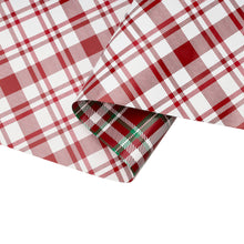 Load image into Gallery viewer, Reversible Red Tartan Gift Wrap
