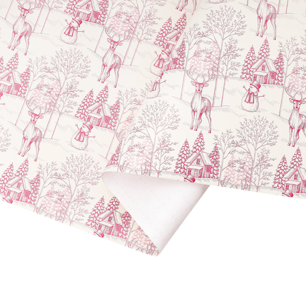 Christmas Toile Gift Wrap