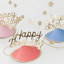 Load image into Gallery viewer, Birthday &amp; Stars Party Hats
