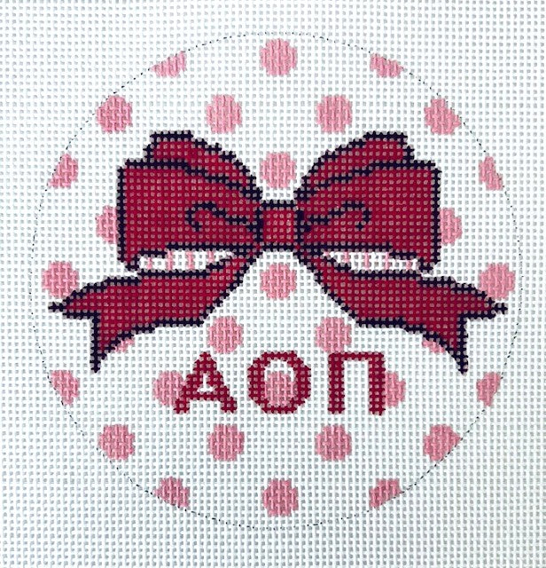 Alpha Omicron Pi Bow Round