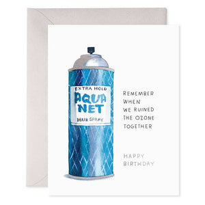Aquanet Birthday Card