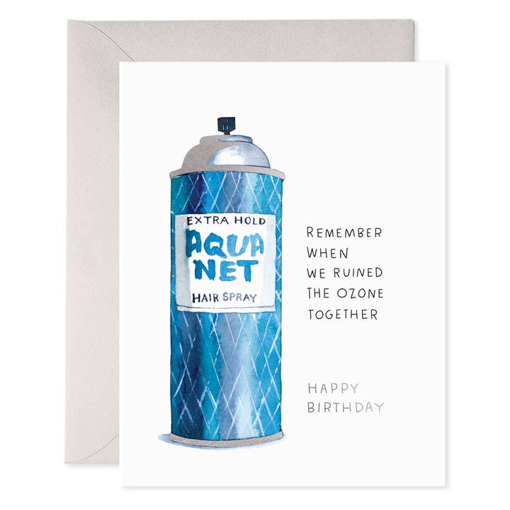 Aquanet Birthday Card